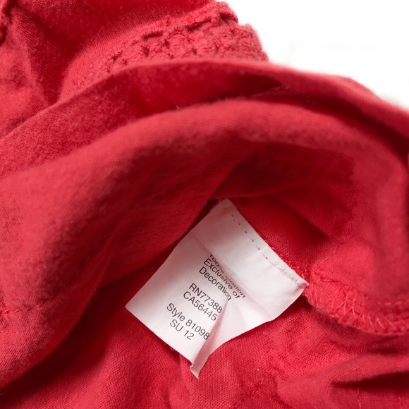 J.Crew | XS | Orange Tank Lace-Stripe Shell - Picture 5 of 5